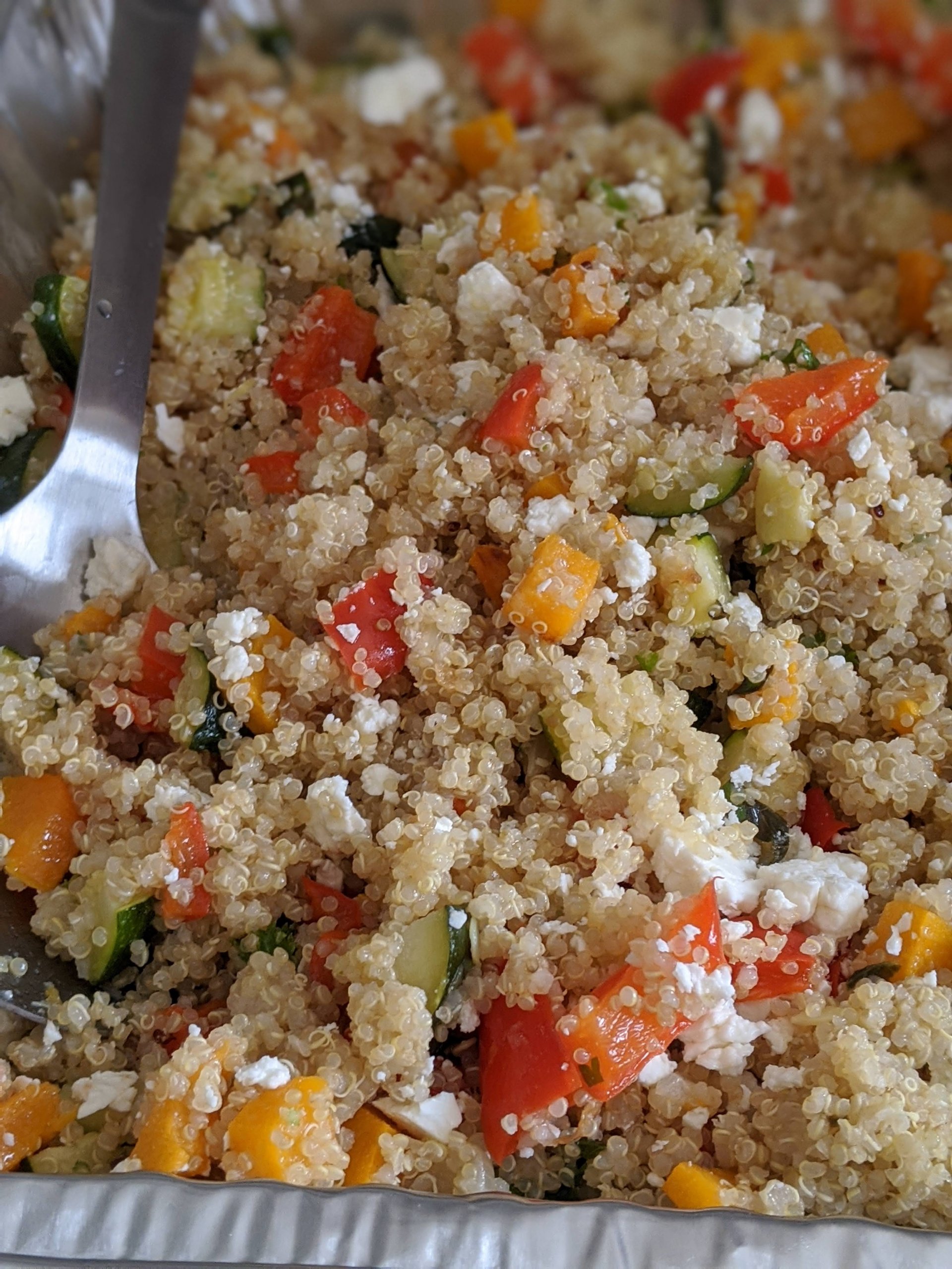 Roasted Vegetable Quinoa Salad Potluck Perfection Whole & Healthy